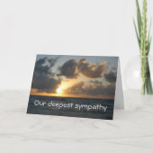 Sunset ocean kaart (Voorkant)