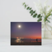 Sunset Ocean Kiss Briefkaart (Staand voorkant)