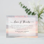 Sunset Ocean Love en Bedankt begrafenis (Staand voorkant)