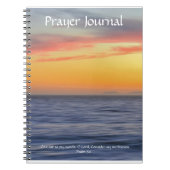 Sunset Ocean Meditation Prayer Journal Notitieboek (Voorkant)