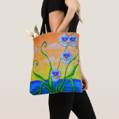Sunset Ocean Orchids Tote Bag (Dichtbij)