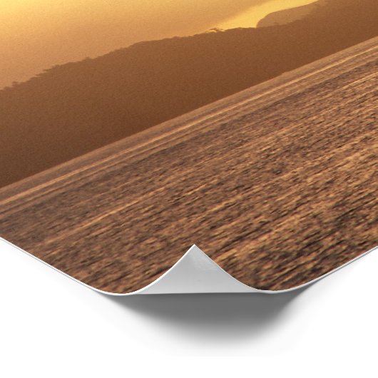 Sunset ocean poster (Hoek)