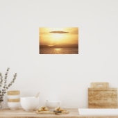 Sunset ocean poster (Keuken)