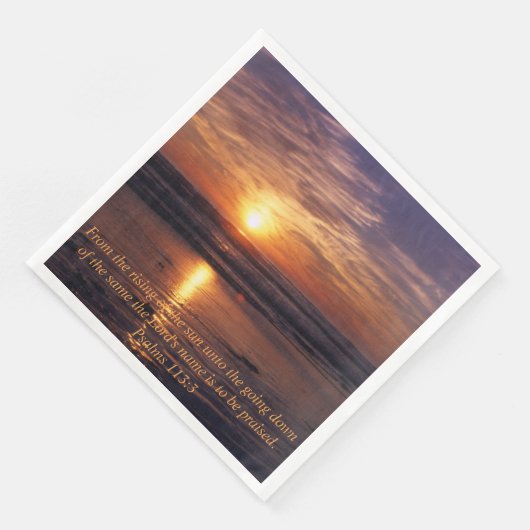 Sunset ocean servet (Hoek)