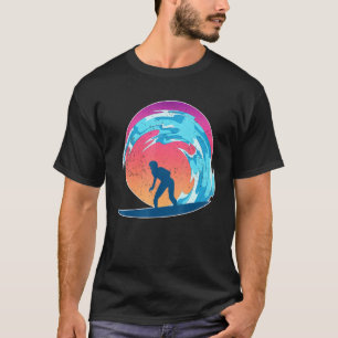Sunset Ocean Surfer Zee Surfboard Surven Sport T-shirt