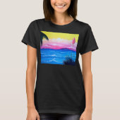 Sunset Ocean  T-shirt (Voorkant)
