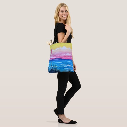 Sunset Ocean  Tote Bag (Op model)