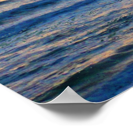 Sunset Oceanside Pier, Californië Poster (Hoek)