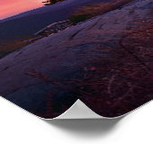 Sunset of Beer Mountain NY Poster (Hoek)