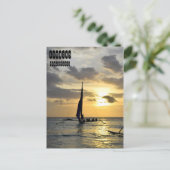 Sunset of Boracay, Filipijnen Briefkaart (Staand voorkant)