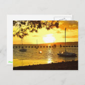 Sunset of Hayling Island Briefkaart (Voorkant / Achterkant)