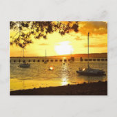 Sunset of Hayling Island Briefkaart (Voorkant)