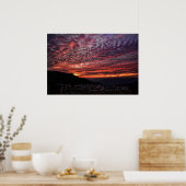 Sunset of Mount Herzl Poster (Keuken)