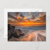 Sunset of Tamarach Beach Briefkaart (Voorkant / Achterkant)