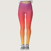 Sunset Ombre Art Leggings (Voorkant)