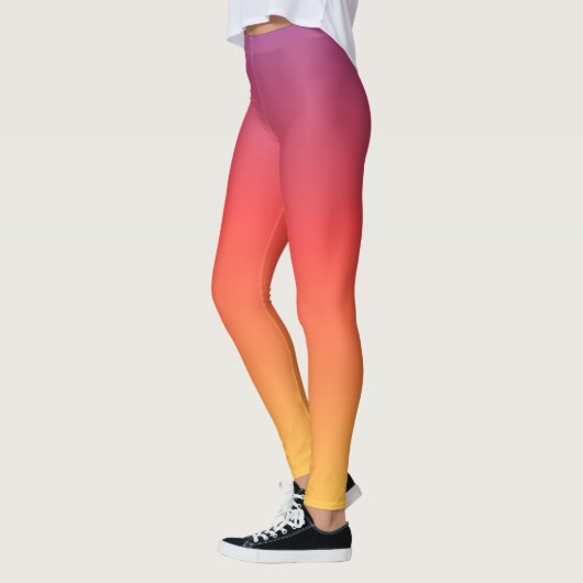 Sunset Ombre Art Leggings (Links)