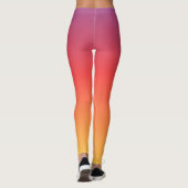 Sunset Ombre Art Leggings (Achterkant)