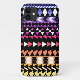 Sunset Ombre Aztec Pattern iPhone 11 Hoesje