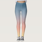 Sunset Ombre Gradient Leggings (Voorkant)