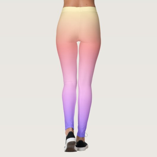 Sunset Ombre Gradient Leggings (Achterkant)