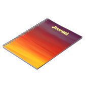 Sunset Ombre Journal Notitieboek (Linkerzijde)