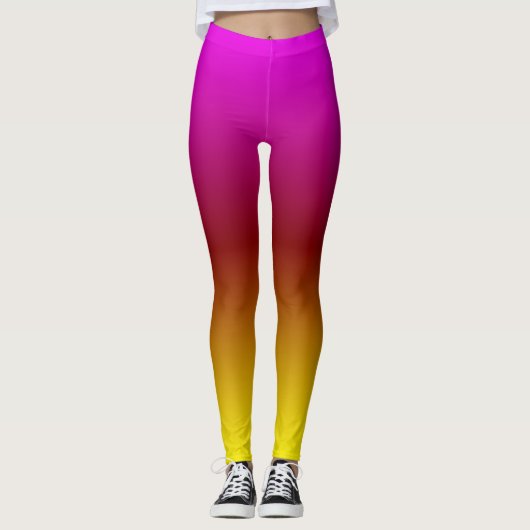Sunset Ombre Leggings (Voorkant)