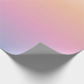 Sunset Ombre Peach Roze Paars omslagpapier Cadeaupapier (Hoek)