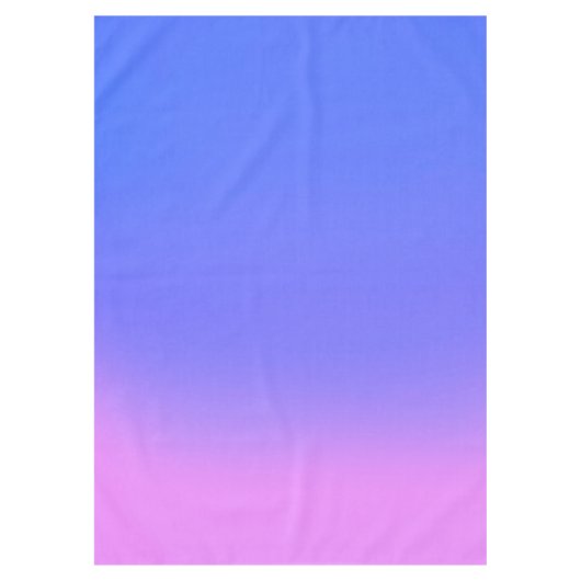 Sunset Ombre Roze & Blauw Tafelkleed (Voorkant)