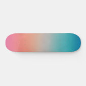 Sunset Ombre Turquoise to Pink Persoonlijk Skateboard (Horizontaal)