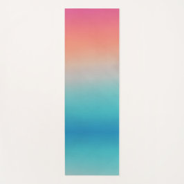 Sunset Ombre Turquoise to Pink Yogamat