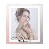 Sunset Ombre verkiezing handtekening Notitieblok (Voorkant)