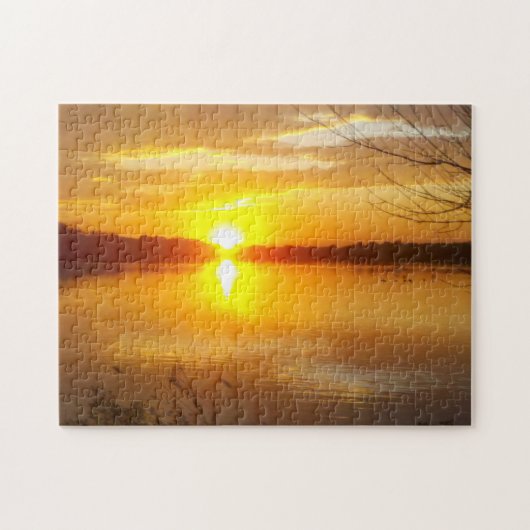 Sunset on a Lake Legpuzzel (Horizontaal)