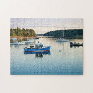 Sunset on a Maine cove Legpuzzel