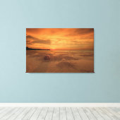 Sunset on a Thai Beach Canvas Afdruk (Insitu (Houten vloer))