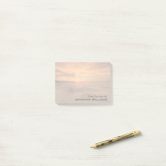 Sunset on a Thai Beach Post-it® Notes (Op bureau)