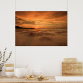Sunset on a Thai Beach Poster (Keuken)