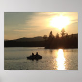 Sunset on Adirondack Lake Poster (Voorkant)