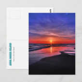 Sunset on an Anna Maria Island Beach Briefkaart (Voorkant / Achterkant)