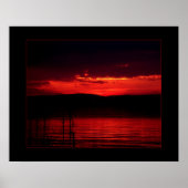 Sunset on Balaton Poster (Voorkant)