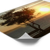 Sunset on Beach Drive Poster (Hoek)
