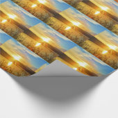 Sunset on berg Lake Arrowiad Cadeaupapier (Hoek)