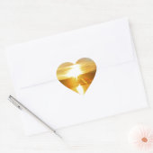 Sunset on berg Lake Arrowiad Hart Sticker (Envelop)