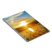 Sunset on berg Lake Arrowiad Notitieboek (Rechterzijde)