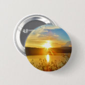 Sunset on berg Lake Arrowiad Ronde Button 5,7 Cm (Voorkant /achterkant)