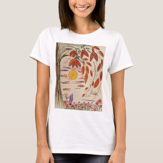 Sunset on boulevard T-Shirt (Voorkant)