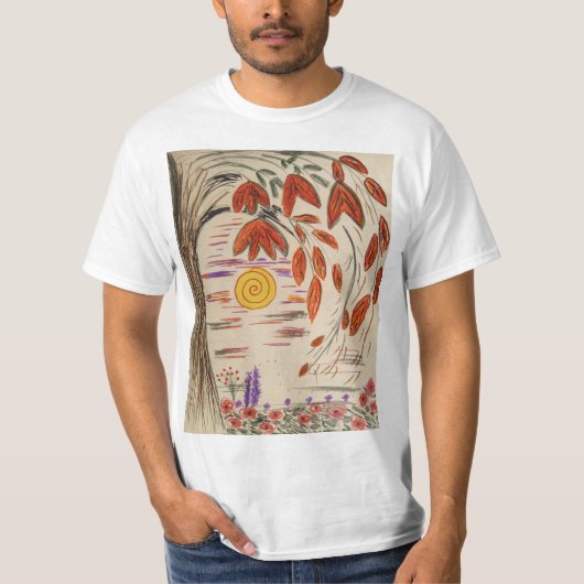 Sunset on boulevard T-Shirt (Voorkant)