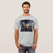 Sunset on Calaveras Lake T-shirt (Voorkant volledig)