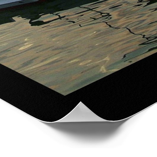 Sunset on Cavtat Bay Poster (Hoek)