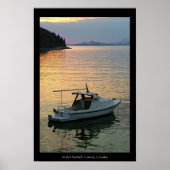 Sunset on Cavtat Bay Poster (Voorkant)