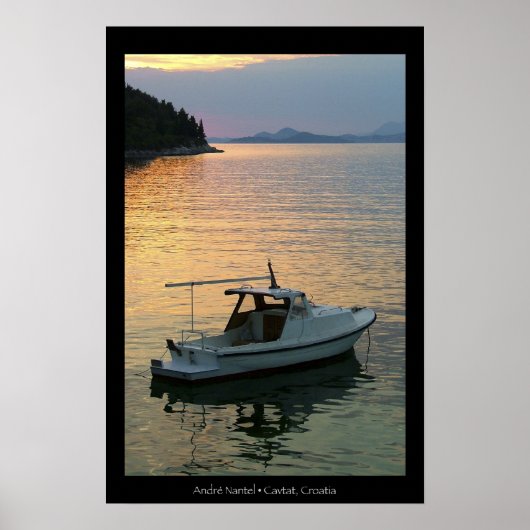 Sunset on Cavtat Bay Poster (Voorkant)